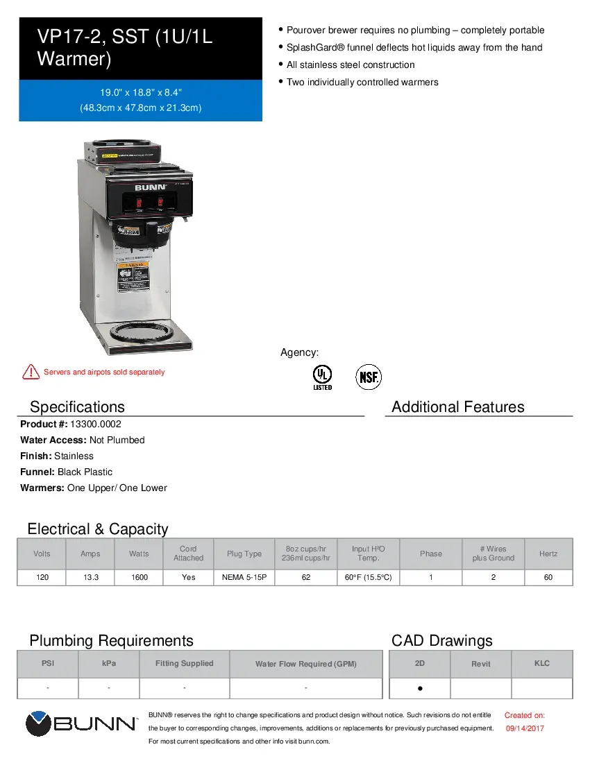 bunn-13300-0002-coffee-brewer-for-decanters-3-9-gallon-specsheet-260726ob588a.pdf