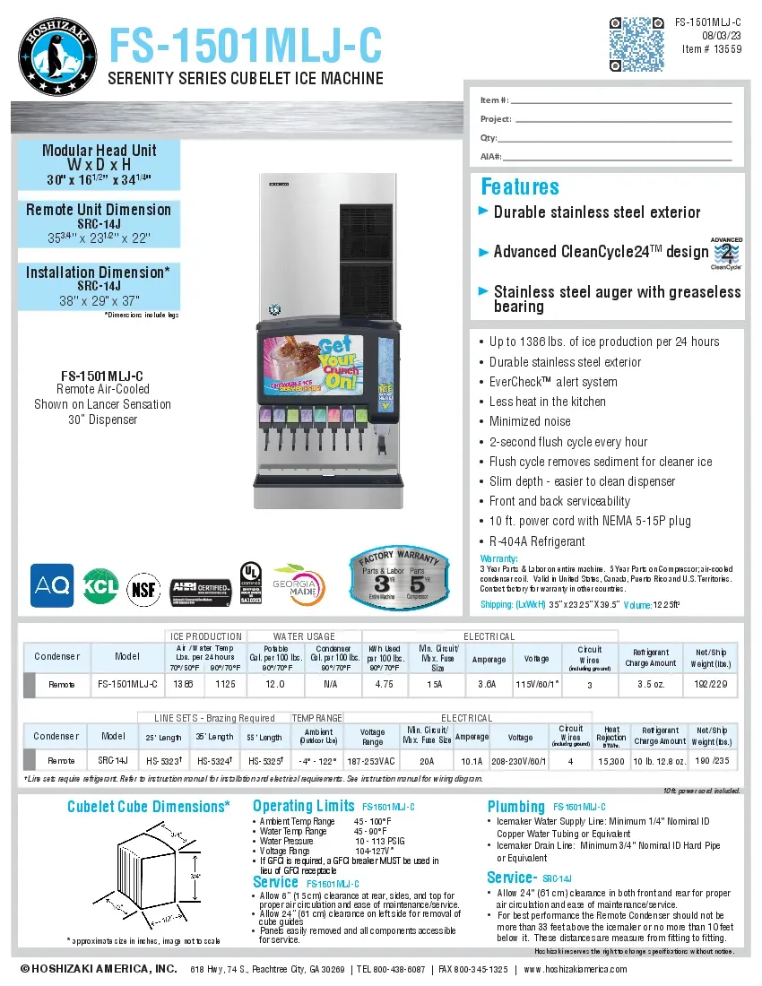 hoshizaki-fs-1501mlj-c-ice-maker-nugget-style-115v-cubelet-style-specsheet-260726t39ui2.pdf