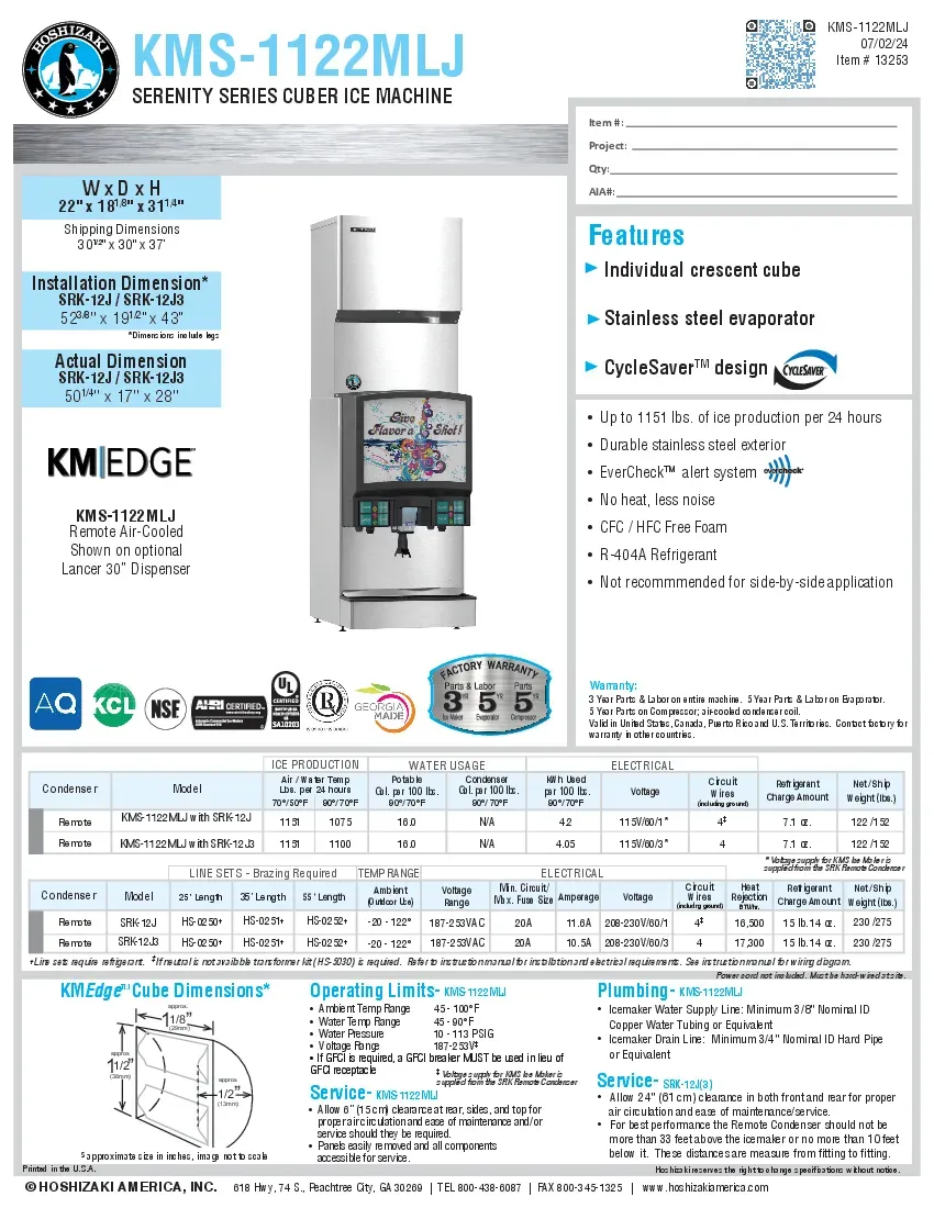 hoshizaki-kms-1122mlj-ice-maker-cube-style-crescent-cube-style-specsheet-260726zqoglt.pdf