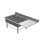 John Boos 3PB1431-1D30R, Sink, (3) Three Compartment