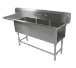 John Boos 3PB18-1D30L, Sink, (3) Three Compartment
