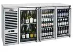 Krowne Metal NS72L-KSS-LRL, Back Bar Refrigeration